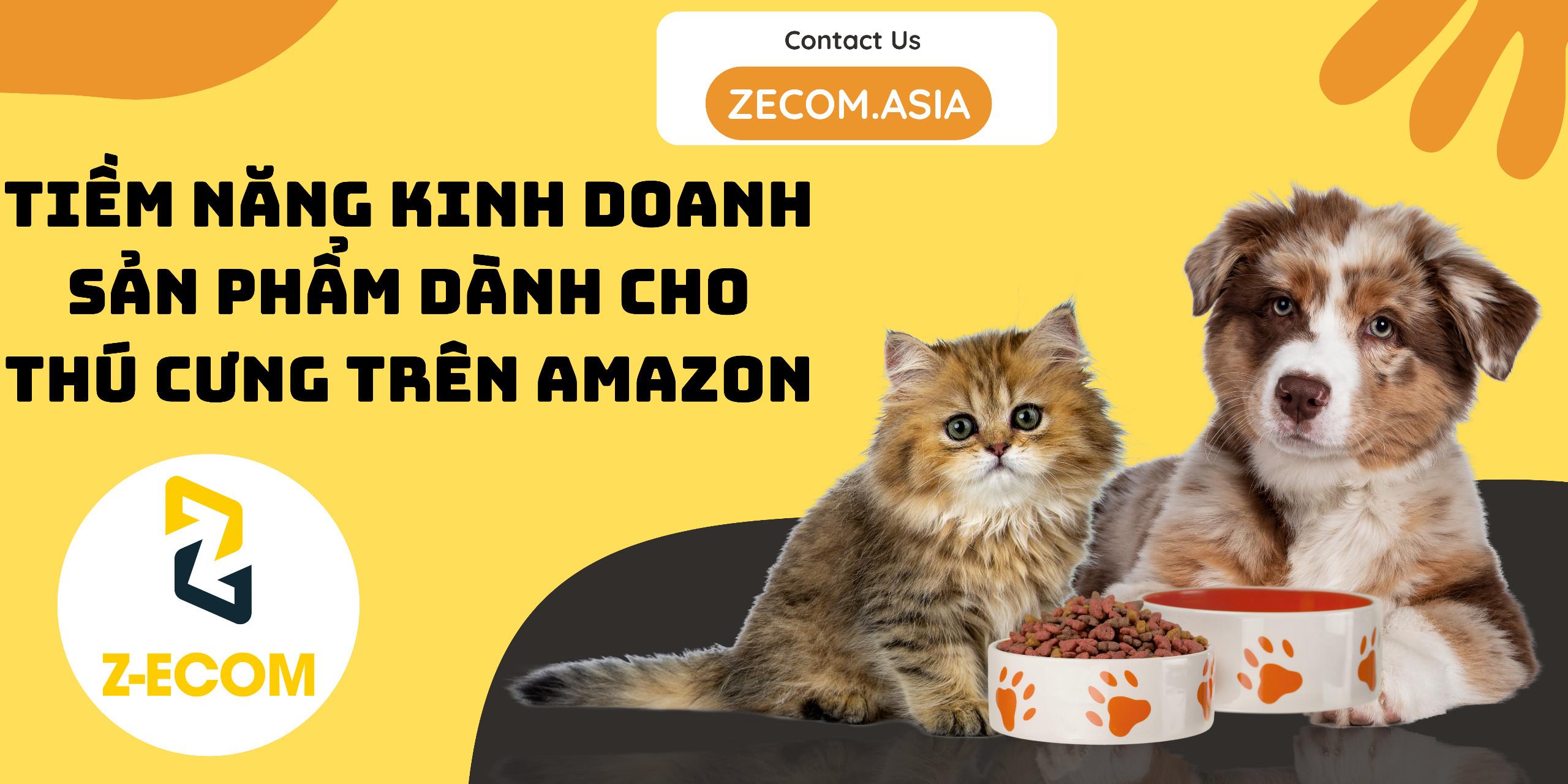 Tiềm năng kinh doanh sản phẩm dành cho thú cưng trên Amazon